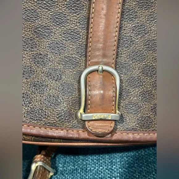 Celine Brown Patterned Crossbody Bag - Picture 15 of 15